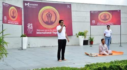 International Yoga Day 2017 celebrated at Wonder Cement