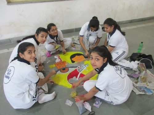 Artistic expressions by Witty students