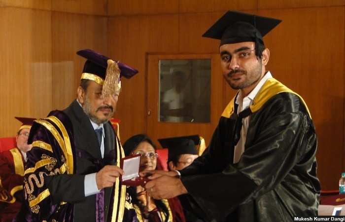 Metro Man and Dream Girl conferred PhD in Singhania University
