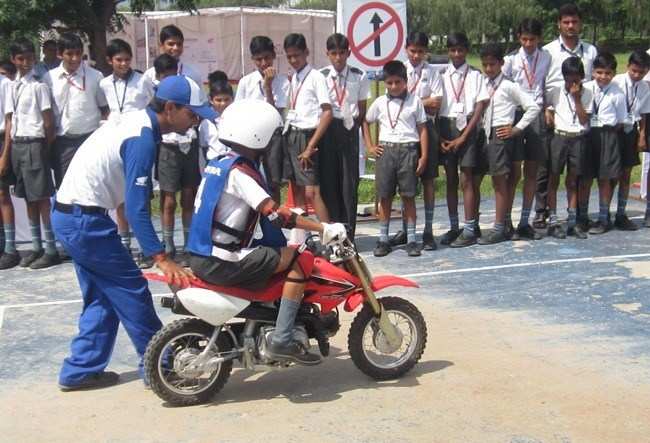 Safety Ride Programme held for the young students