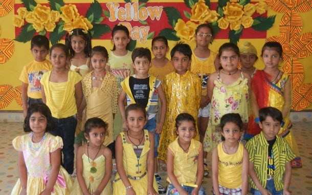 Yellow Day at Seedling School