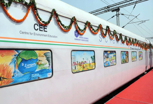 Science Express Climate Action Express (SECAS) enters Udaipur