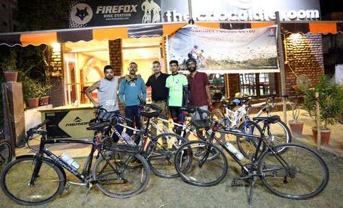Ride2Light Cyclists reach Udaipur