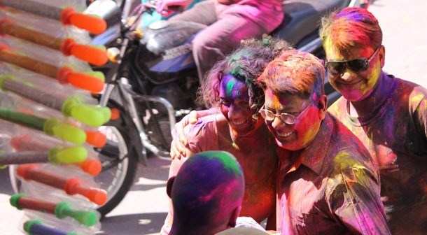 [Photos] Holi Celebrations in Udaipur