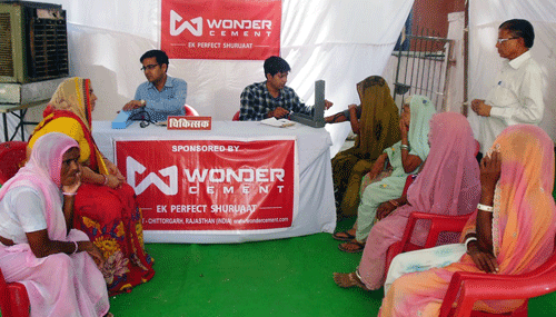 Health Camp organized by Wonder Cement in Lasrawani