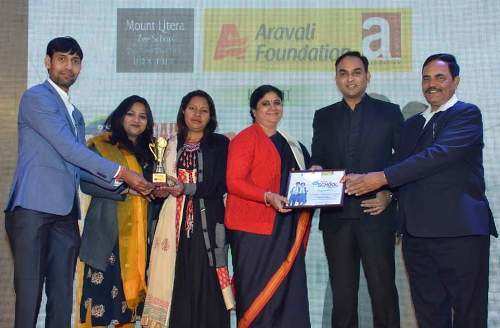 Best Tech enable School award for GD Goenka International School Udaipur