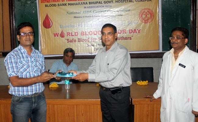 10 Donors and NGOs appreciated on World Blood Donors Day