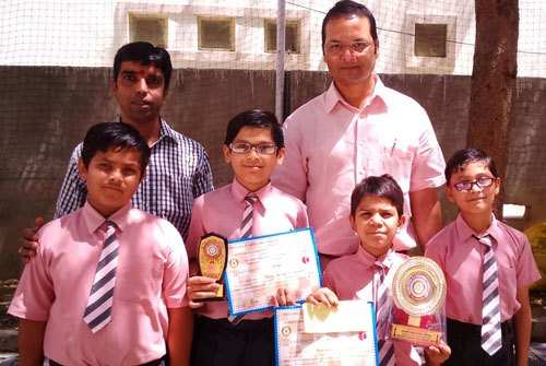 Arun Kataria stands 2nd in State Level Under-9 Chess Championship