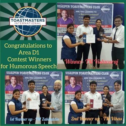 Toastmasters at Udaipur help connect with opportunities ahead