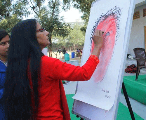 200 students participate in ‘On the Spot Painting’ competition