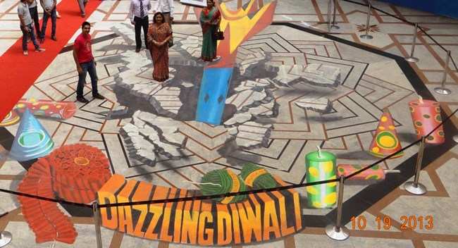 Celebration Mall attracts shoppers with 3D Painting