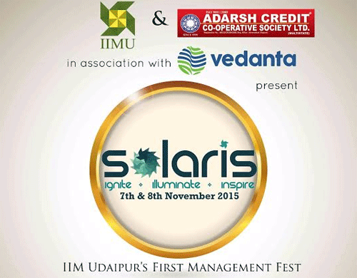 IIM-Udaipur to host management fest ‘Solaris 2015’ on 7th & 8th Nov