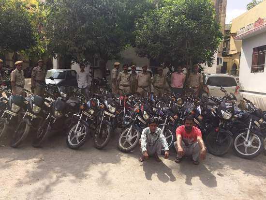 Major Bike theft racket busted by Hathipol Police team