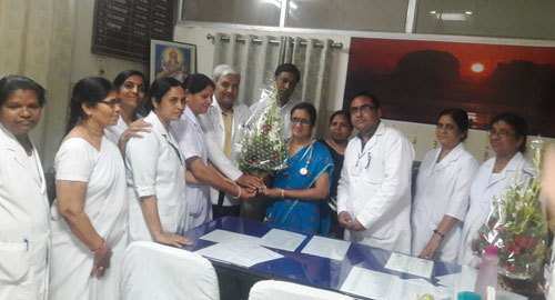 Dept Head Sunita Maheshwari Welcomed