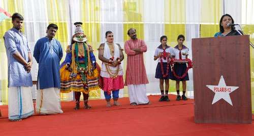 Kathakali performance enthrall students of CPS