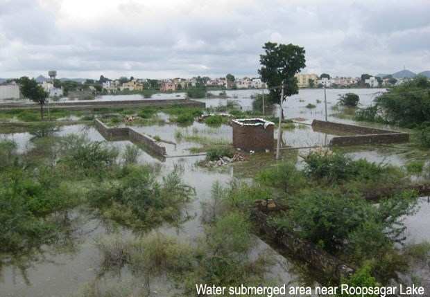 Tension Prevails as Roopsagar Overflows