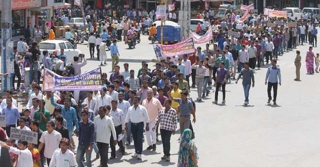 Protestors demand arrest of Praveen Paliwal’s murderers