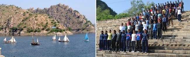 NCC Cadets learn Sailing and Pulling at Jaisamand Lake