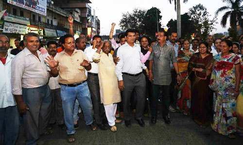 Supporters rejoice as Kataria becomes Home Minister