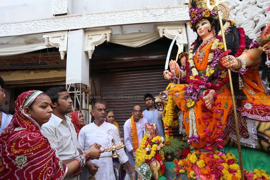 [Photos] Navratri Concludes with Grand Visarjan of Goddess