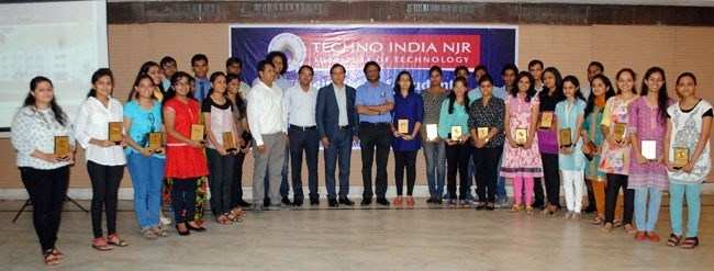 Techno India NJR honors students selected by MNCs