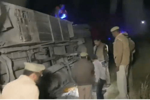 Kumbh Mela: Bus with 40 Udaipur residents falls into gorge