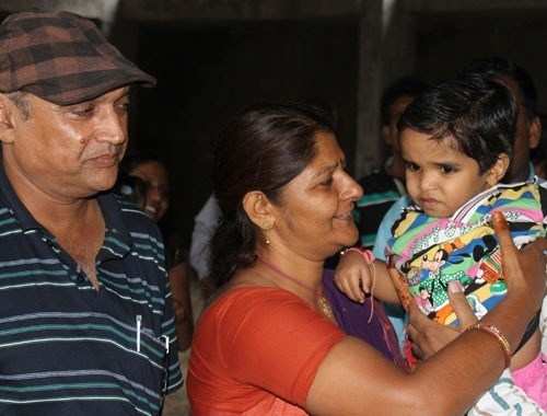5 Couples Adopted babies from Mahesh Ashram