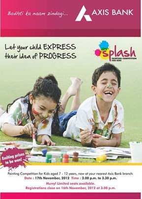 Axis Bank rolls out ‘SPLASH’: All India Painting Competition for Children
