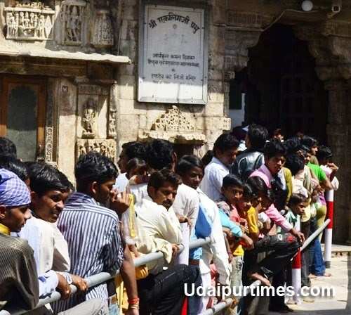 Devotees Gathered in Eklingji on Mahashivratri
