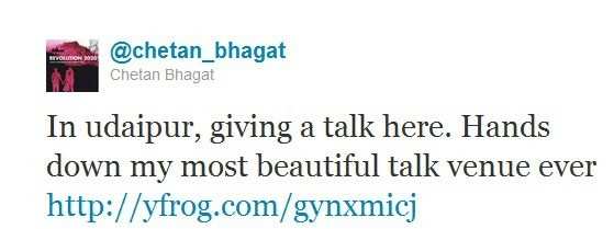 Chetan Bhagat to speak in Udaipur