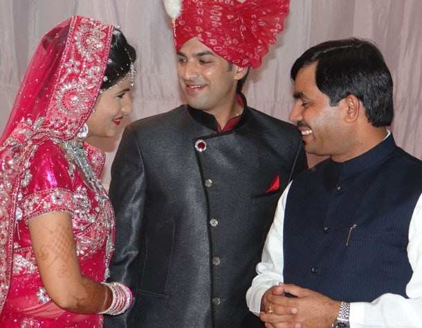 BJP's Shahnawaz Hussain attends Wedding in Udaipur
