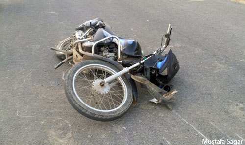 Motorcyclist dies on the spot in mishap at Badi