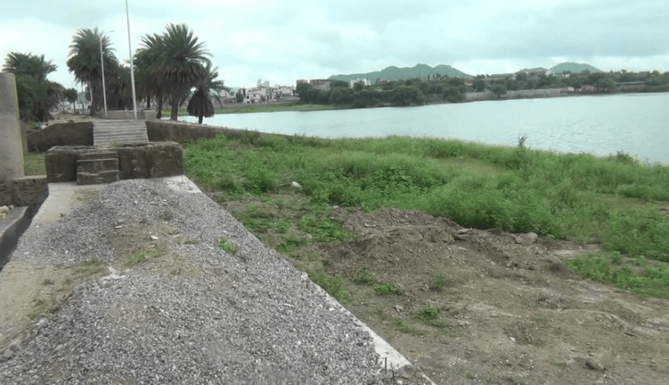Demand for deepening of Nela talab