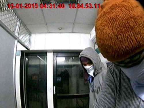 Failed attempt of ATM theft at Hiran Magri