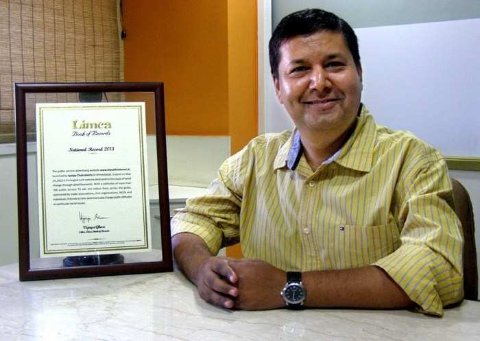 Udaipur Ad Man makes into Limca Book of Records