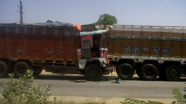 Trucks collide at Chirwa