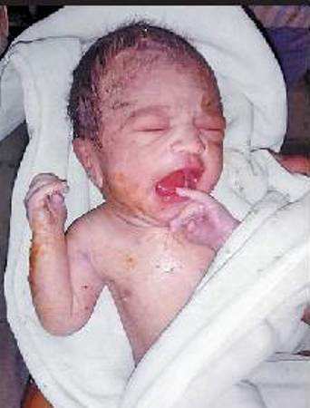 Neonate abandoned in hospital by mother