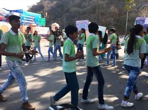 स्वच्छ उदयपुर को लेकर बच्चों ने निकाली रैली