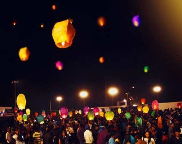Udaipur Lantern festival in Shouryagarh
