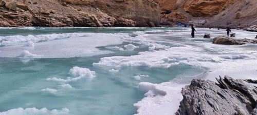 Celebrating Womanhood | Udaipur girl walks on frozen river in -35 degree Celsius