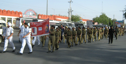 NCC Cadets organize Rally on No Tobacco Day
