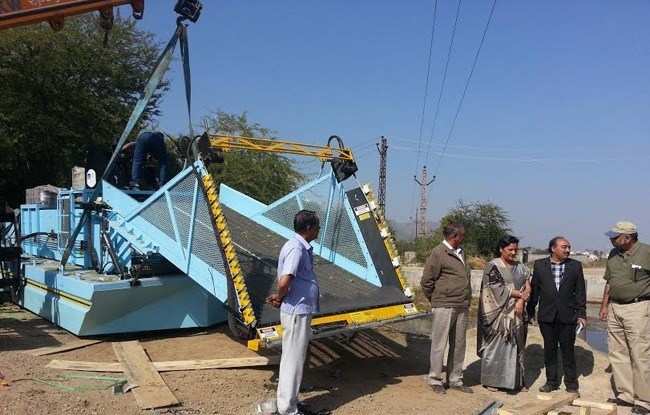 Finally! De-Weeding Machine reaches Udaipur