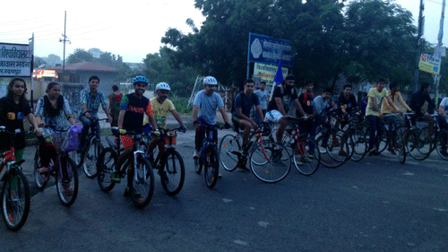 Cycling Event ‘Kesariya’ organized on 15th August