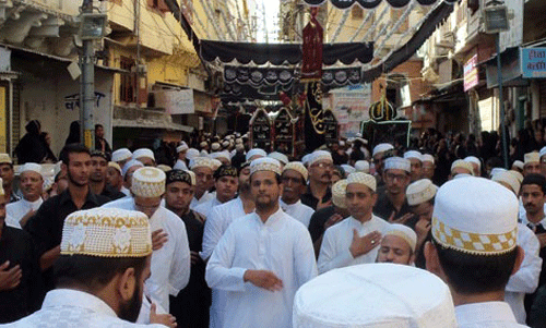 Bohras held procession to mark Imam Hussain’s Martyrdom