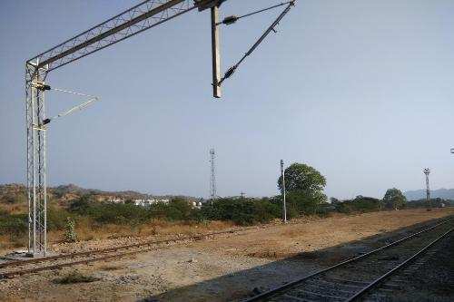 Electrification at its final stage-Udaipur railways