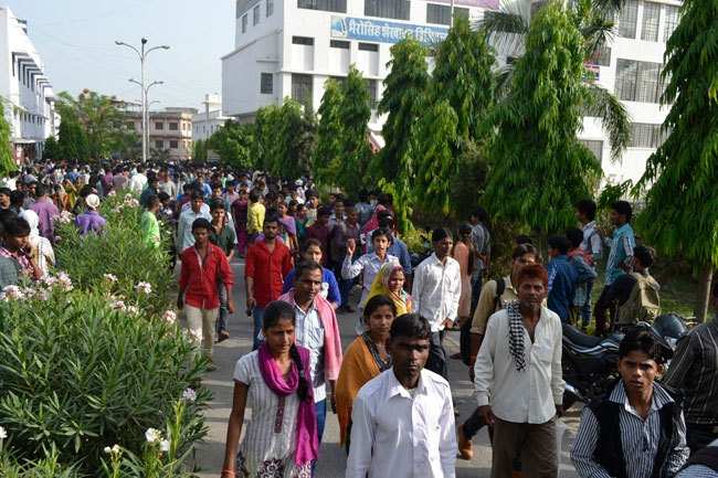 BSTC exam held in Udaipur