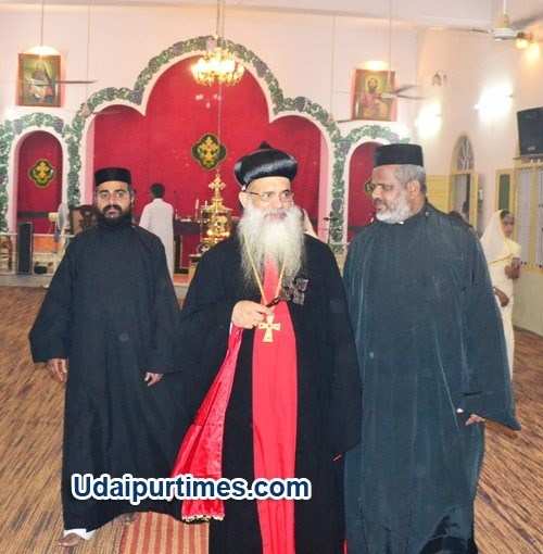 His Holiness Baselius Mar Thoma Paulose II Arrived in Udaipur