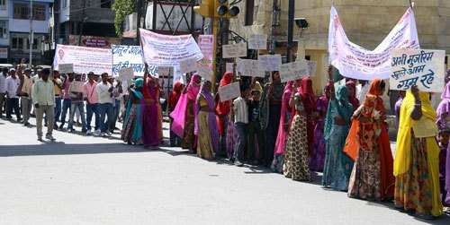 Tribal people stage Protest, demand Justice for 2013 Murders