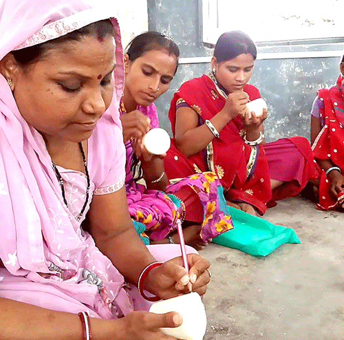 ‘Sakhi’ lights up 18 tribal women’s lives by Candle Making Workshop