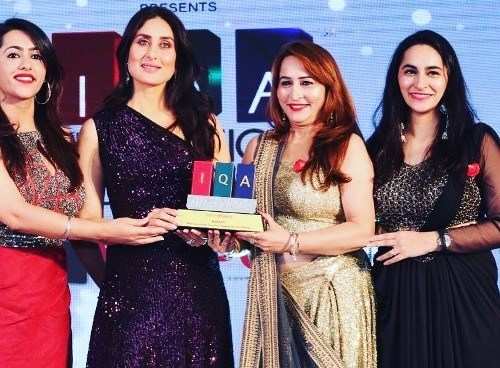 Kareena Kapoor presents Quality Award to Udaipur Beauty StartUp Nuskay